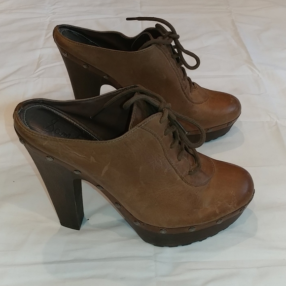 NWOT Sam Edelman Lace-up Platforms - Picture 5 of 5